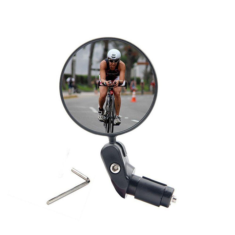 2pcs Wide Angle Bike Bar End Mirror 360 Rotatable Bicycle Rearview Mirror  Cycling Accessories