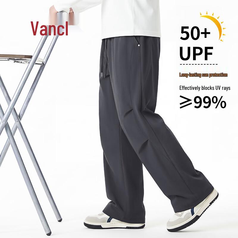 VANCL Men s Summer Loose Fit Outdoor Cargo Pants XL темно-серого