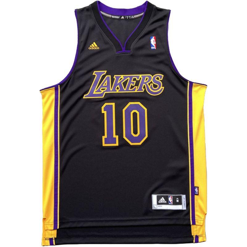 

Adidas X NBA Los Angeles Lakers Swingman Fan Edition Hollywood Night Logo V-Neck Sleeveless Basketball Jersey Unisex jersey Black 7912A-3LT-K91849 M