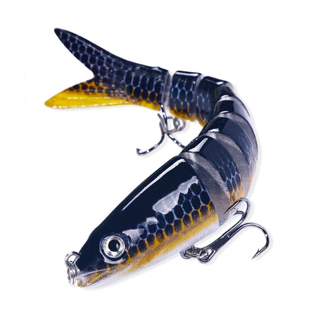 Künstliche Angelköder Mehrteilige Hecht-Wobbler Swimbait Crankbait Angelgeschenke