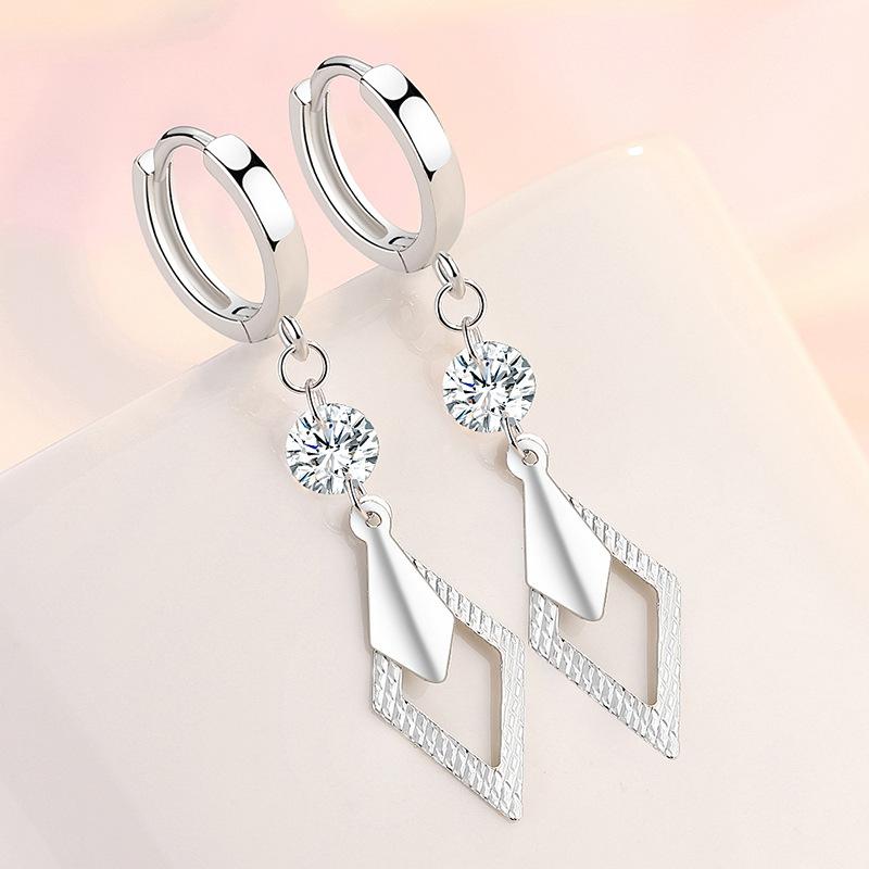 New Style 925 Silver Golden Color Series Women's Earrings Fit Original EarringsWedding Jewelry Exquisite Birthday Gifts