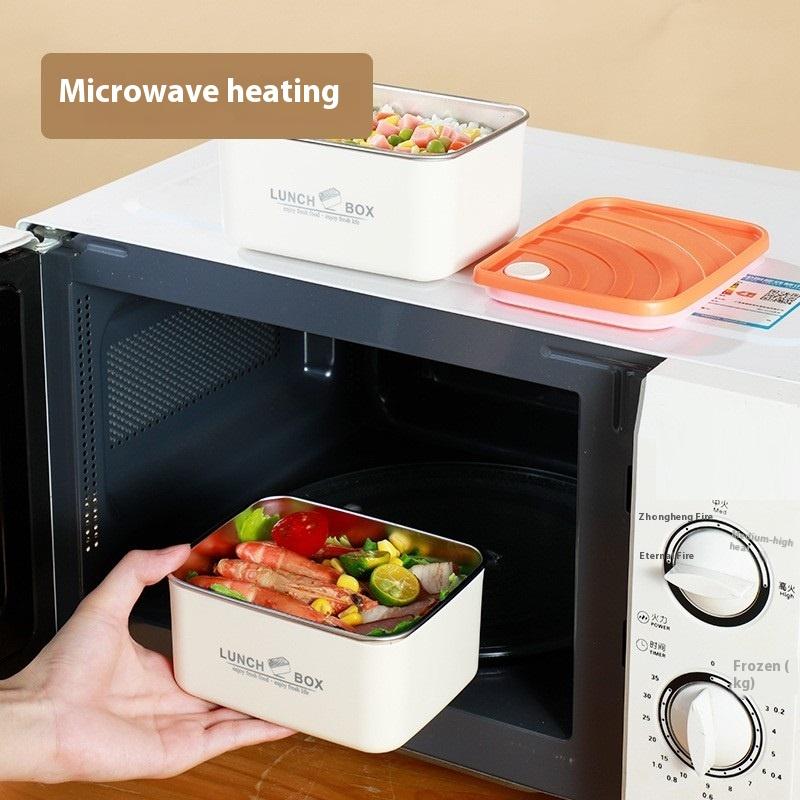 Cutie Bento Izolată 600ml Cutie de Prânz Removabilă cu Tacâmuri Pentru Studenți Bol de Supă din Oțel Inoxidabil cu Capac Depozitare Alimente