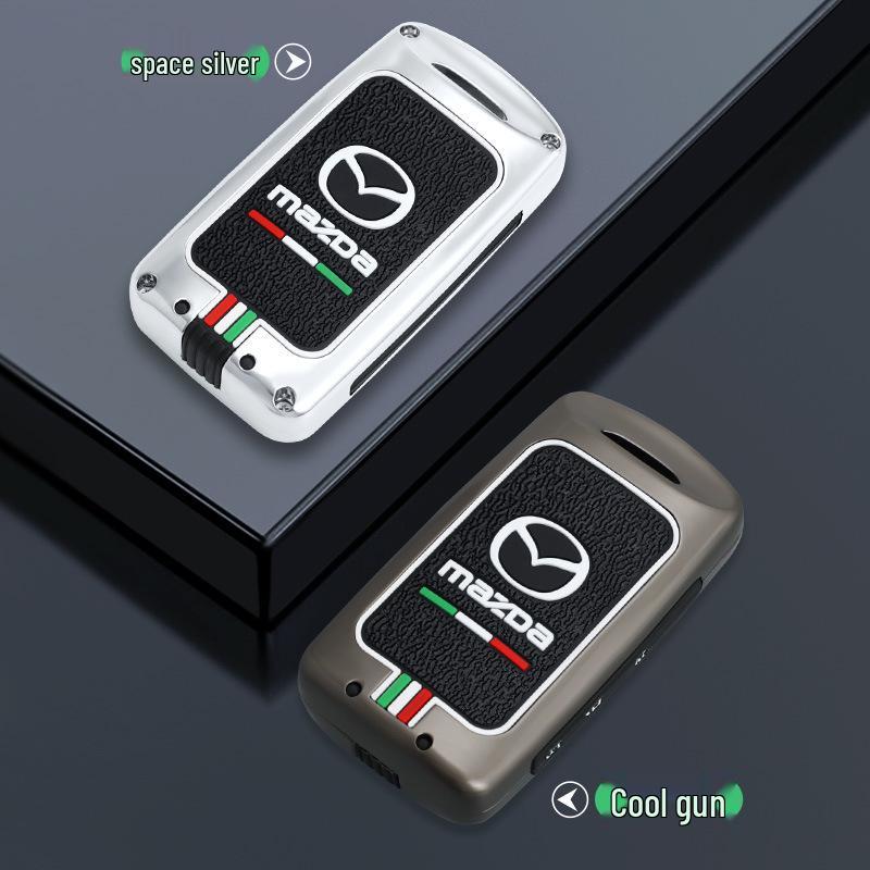 2024 Mazda Key Case for Axela, CX-5, CX-50, CX-4, Atenza; Fits Two-Button Models