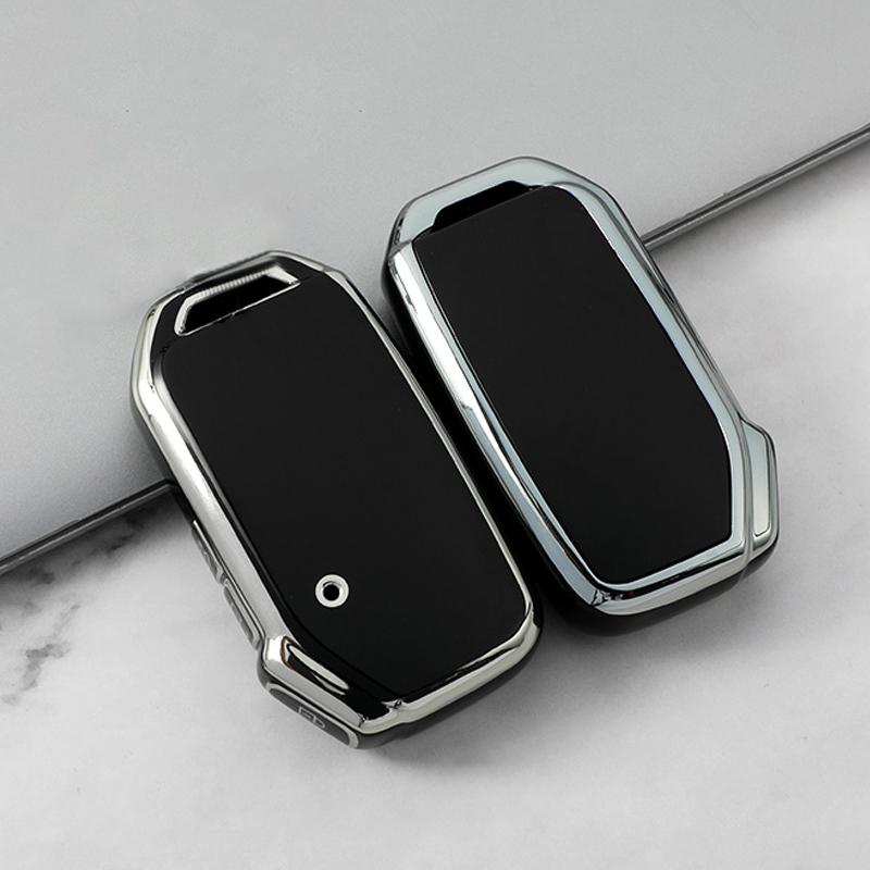 

Чехол для ключей от машины для Kia K2 KX Rio Sorento K4 Cerato Forte Picanto Stonic Niro Morning Elantra Verna Sportage K5 Optima Ceed, аксессуары Key Case чёрный