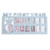 Newborn Photo Frame Durable Polished 12 Small Picture Frames Record Baby S Monthly Growth Baby Photo Frame for Gift