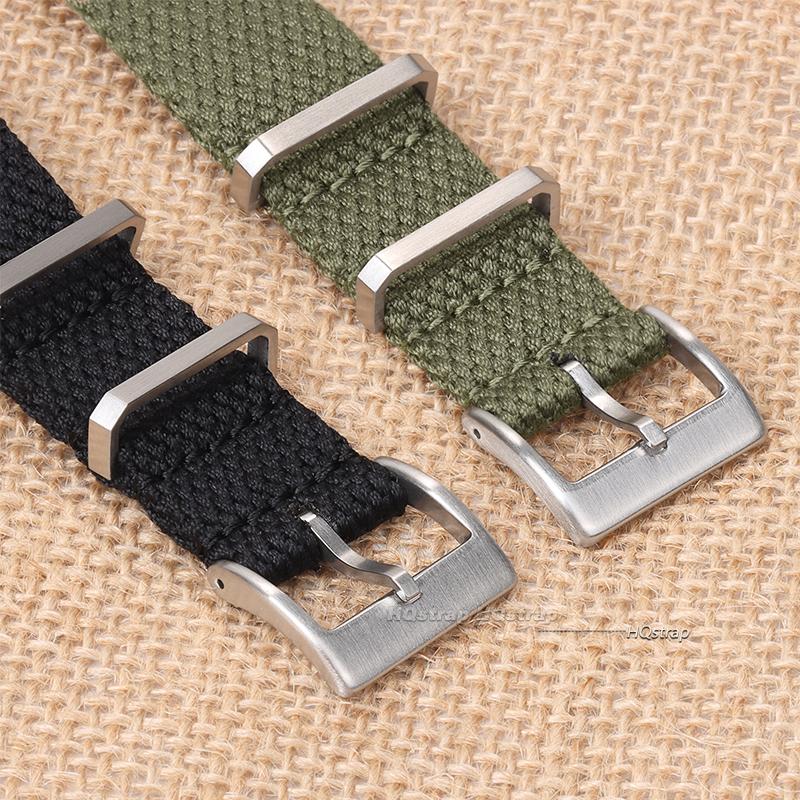 Cinturino in Nylon 20mm 22mm Cinturino per Orologio Impermeabile Cinturino per Orologio in Nylon Braccialetto Sportivo Militare Dropshipping Cinturino da Polso di Alta Qualità