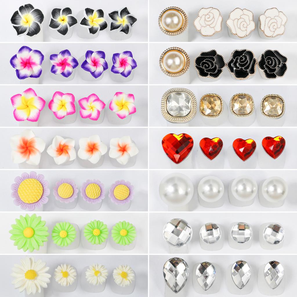 Japanese Nail Art Silicone Finger Splitter, Toe Splitter, Daisy Water Drop Rhinestone, Nail Art Tool Toe Divider