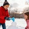 Dziecięcy Klips do Śnieżek Klips do Śniegu Mała Miłość Pogrubiona Forma Dziecko Zima Zabawa Śnieżne Narzędzie Bitwa na Śnieżki(Losowy kolor)