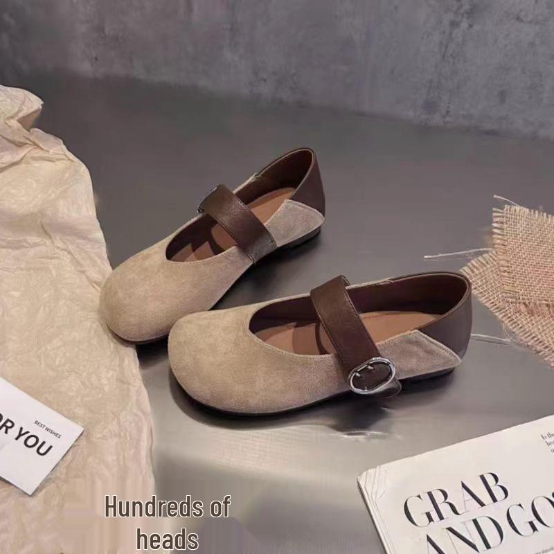 2025 Autumn Leopard Print Soft Leather Mary Janes: Comfortable, Versatile, Retro Low-Cut Shoes for Women