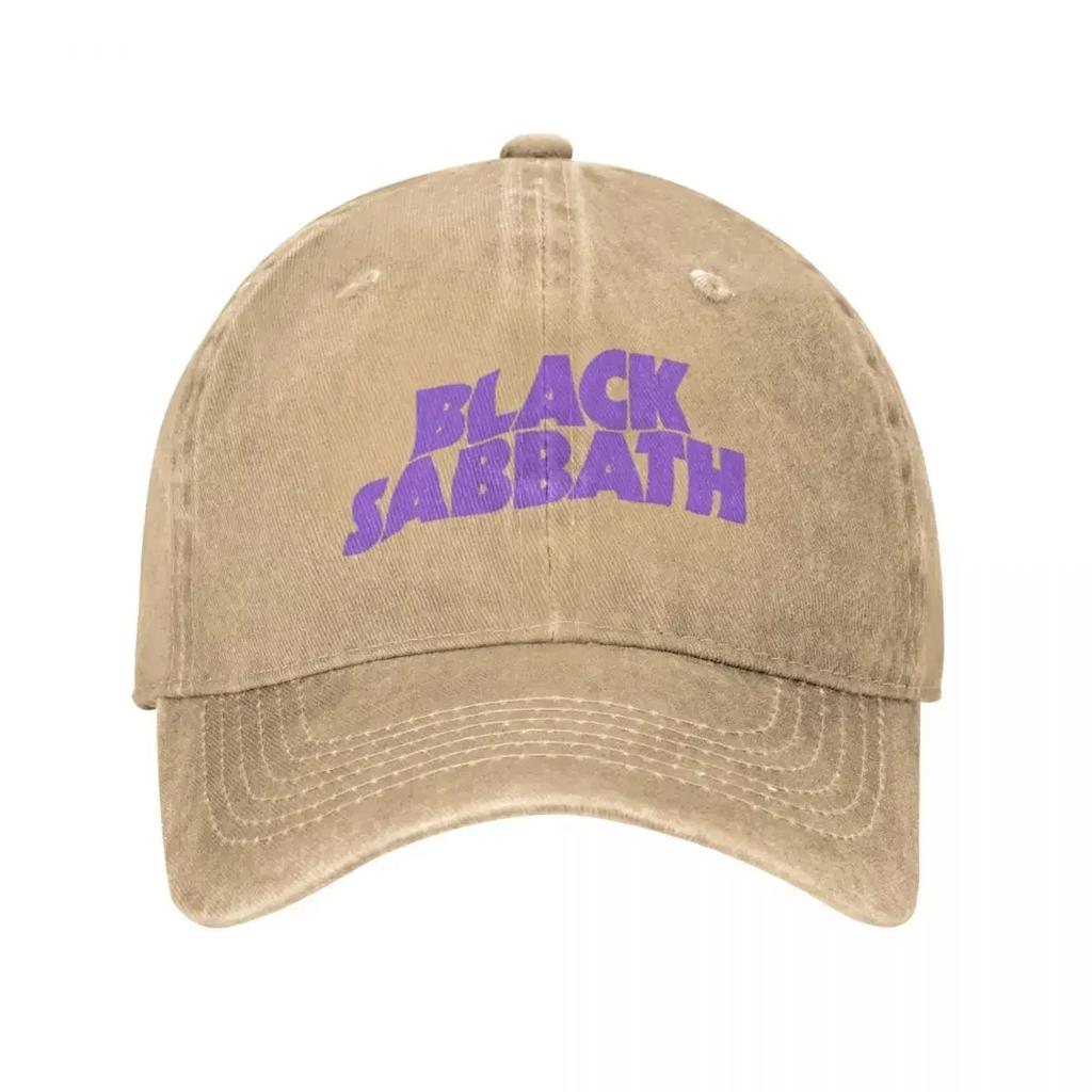 Black Sabbathe Music Baseball Caps Lässige Distressed Washed Rock Kopfbedeckung Unisex Outdoor Workouts Unstrukturierte Soft Caps Hut