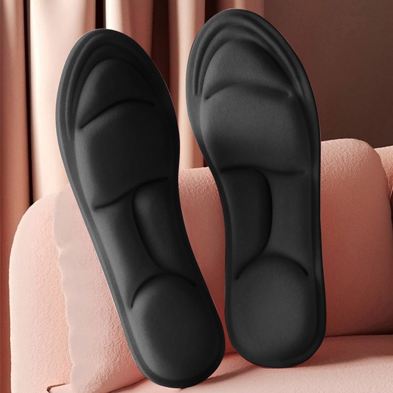 2 par Massageinlägg med Minnesskum 5D, Andningsbara, Ortopediska, Designade för Sport och Löpning, Dämpande, Fotvård, Bekväma och Andningsbara