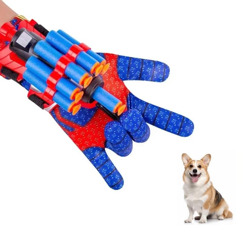 1pc Children's Toy Spider Web Launcher Spider Web Shooting Glove Set Creative Toys Suitable Children's Birthday Christmas Gifts