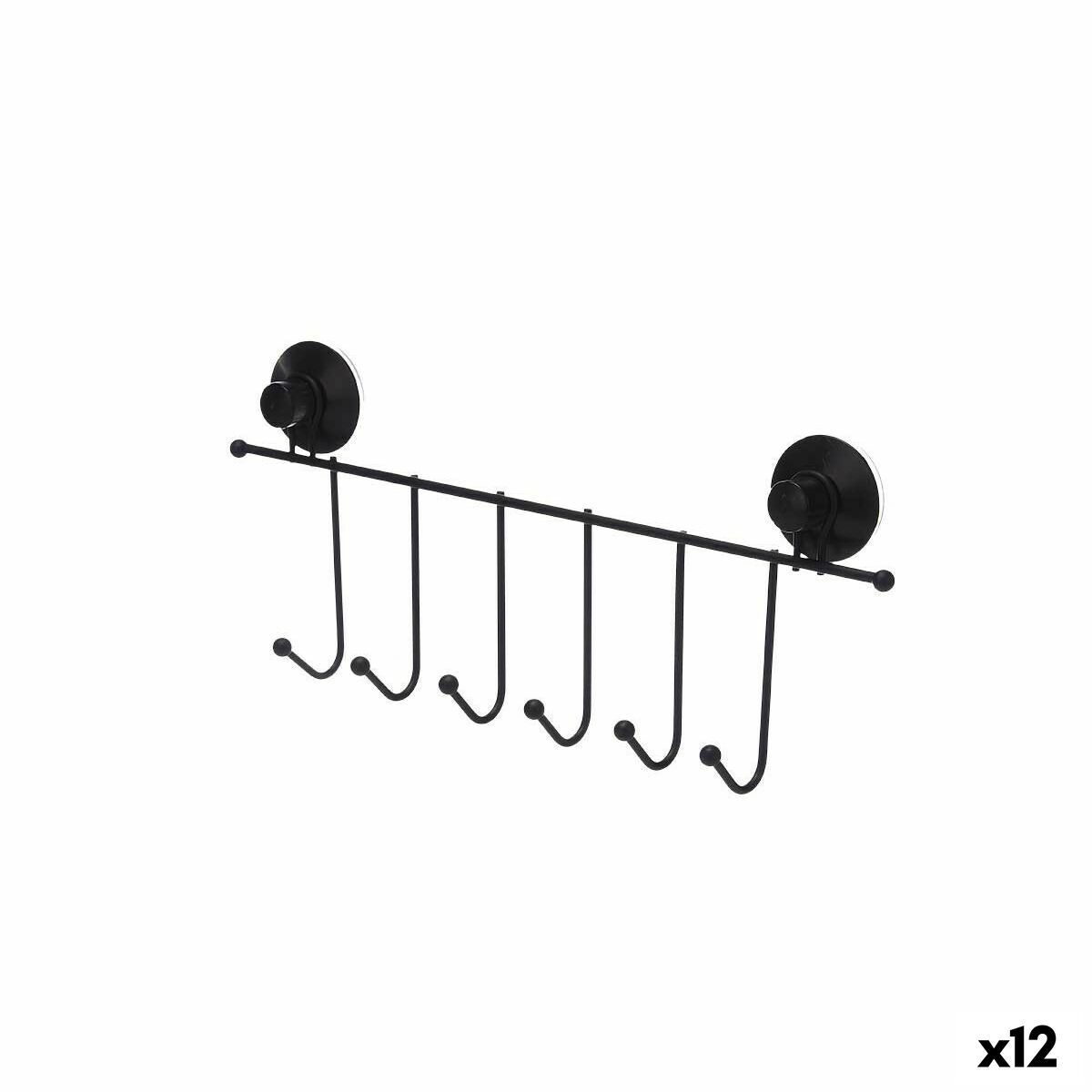 

Вешалка для дверей Черный ABS сталь 39 x 16 x 4,9 см (12 единиц) TU прозрачный