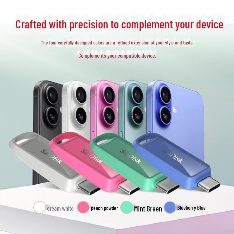SanDisk 1TB Type-C USB 3.2 Flash Drive for iPhone/iPad/Android