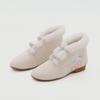 [Laurel Rabbit] Embroidered Hanfu Cloth Shoes - Elegant Ancient Style with Winter Velvet Lining
