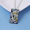 Demon Slayer Anime Pendant Necklace Tanjiro Hashira Metal Drip Oil Cartoon Accessory Cross Border Jewelry Supply