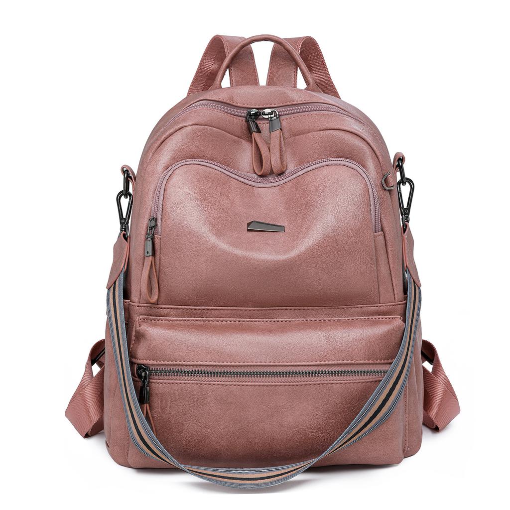Backpack for Women Versatile and Fashionable Soft Leather Women's Small Backpack Large Capacity School Girl Schoolbag