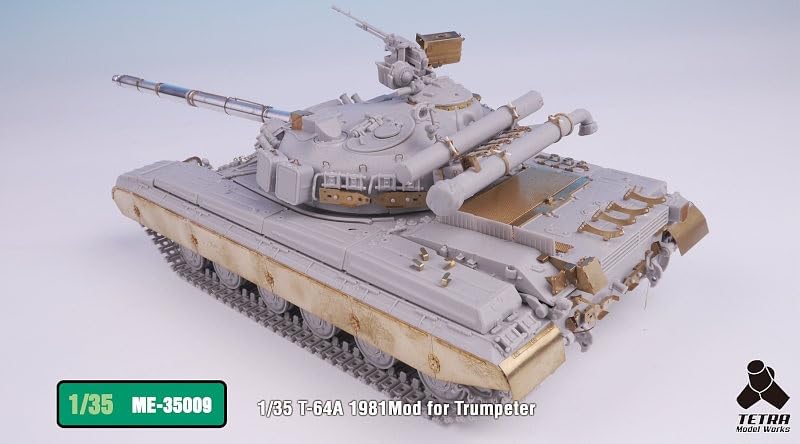 Tetra Model ME Series Russian Mod1981 Tank Plastic Model Parts ME3509 1/35 T-64A (TR)