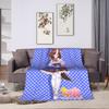 Meisho Doto UmaMusume Pretty Derby Blanket Super Warm Print Plush Throw Blanket For Girls Boys Couch Bed Bedspread Bed Cover