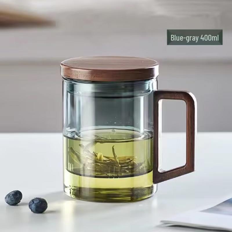 Heat-Resistant Glass Teacup for Stove-Top Brewing