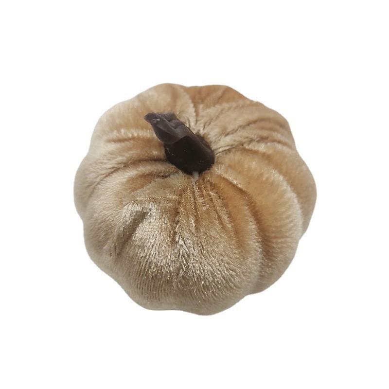 Samtstoff Kürbis Dekoration für Halloween und Thanksgiving Feiern