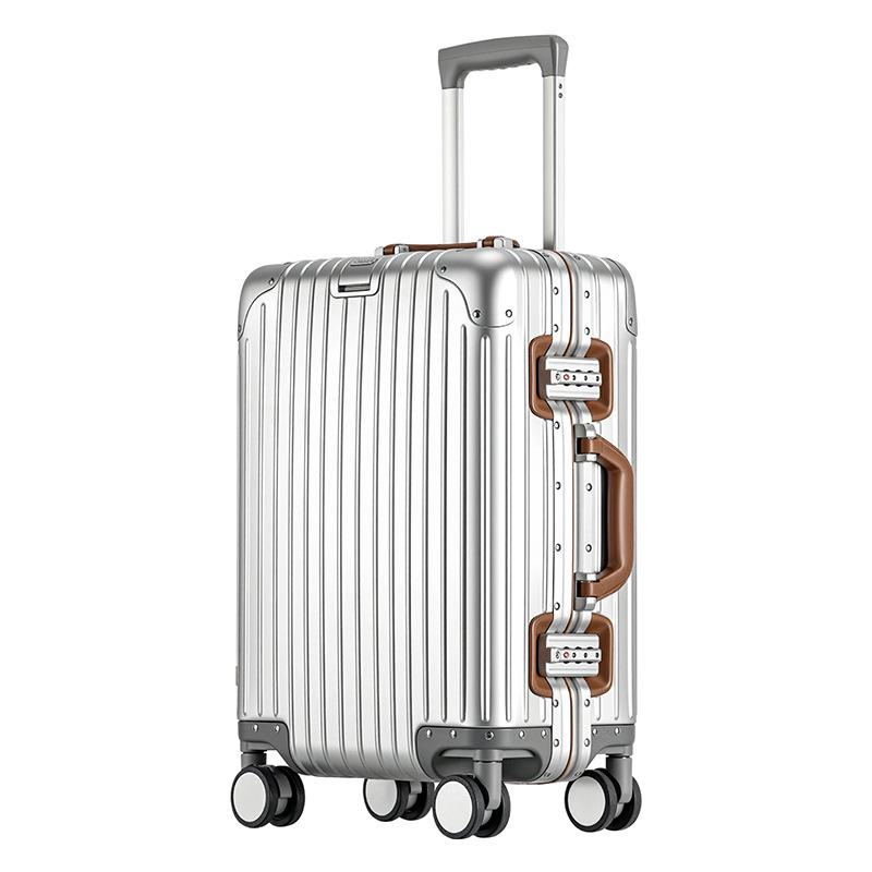 Slightly Flawed Aluminum-Magnesium Carry-on Trolley with Universal Wheels