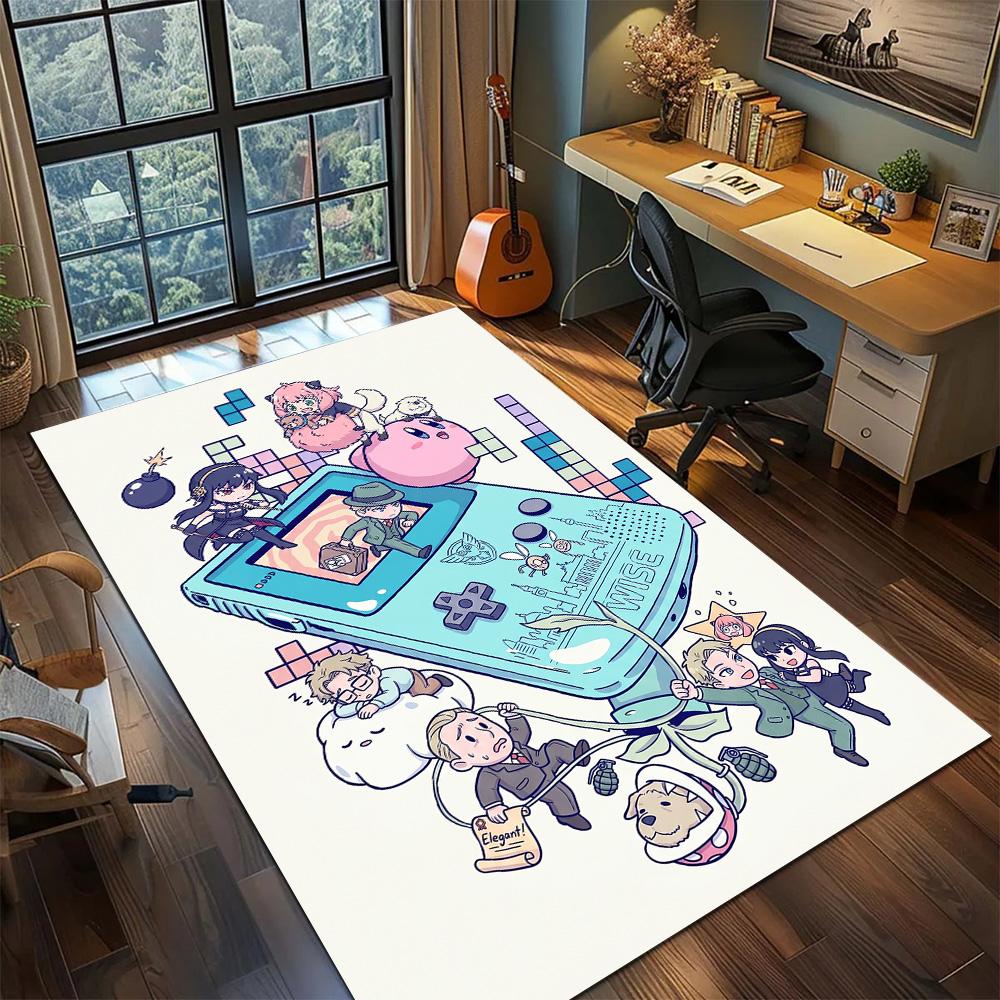 SPY×FAMILY Carpet Floor Mat Gamer Bedroom Home Room Decor Washable Non Slip Large Area YUN6512