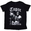 Men's Tupac All Eyez B&w T-shirt Medium Black