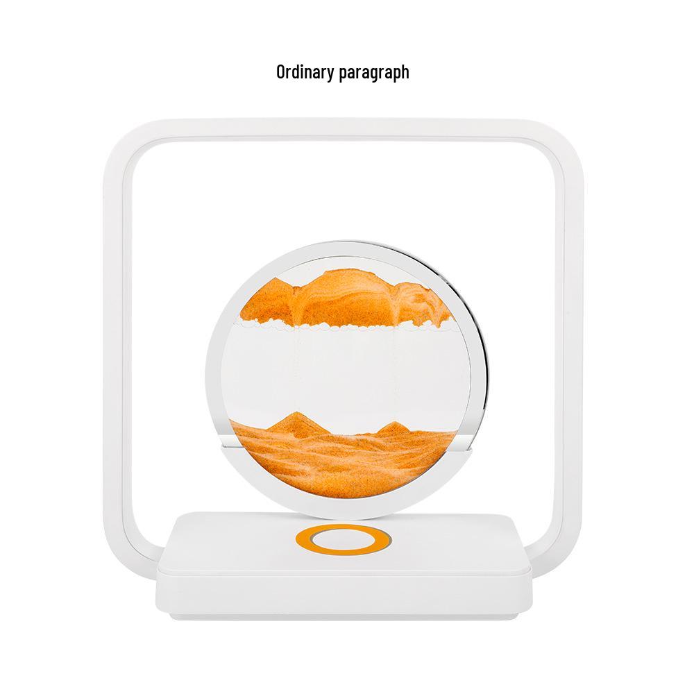 Wireless Quicksand Table Lamp with USB Charging