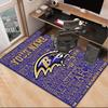 Custom NameRavens Team Spirit Carpet, Indoor Rug, Chair Rug, Living Rooms, Doormat Made From Polyester Home Decor Birthday Christmas Gifts