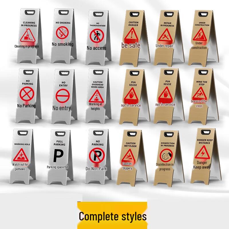 Stainless Steel Multi-purpose Warning Sign