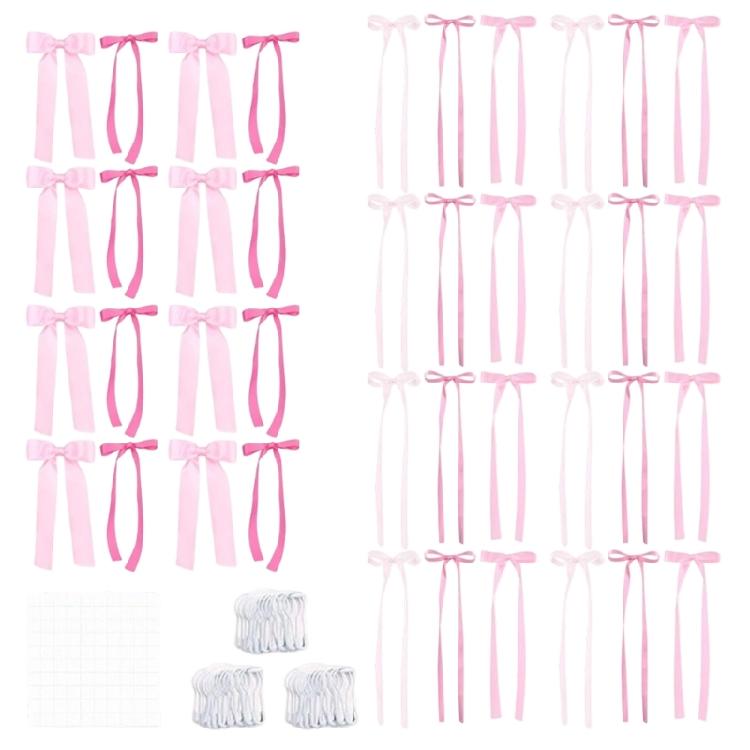 Multipurpose Silk Bowknot 25x9cm For Wall Window Display Birthday Celebration Wedding Backdrop Decoration Making Wreath