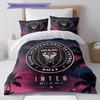 Inter Miami CF Pattern Bedding,Quilt Set Quilt Cover Pillowcase Home Birthday Gift(1 * duvet cover + 2 * pillowcase, without core)