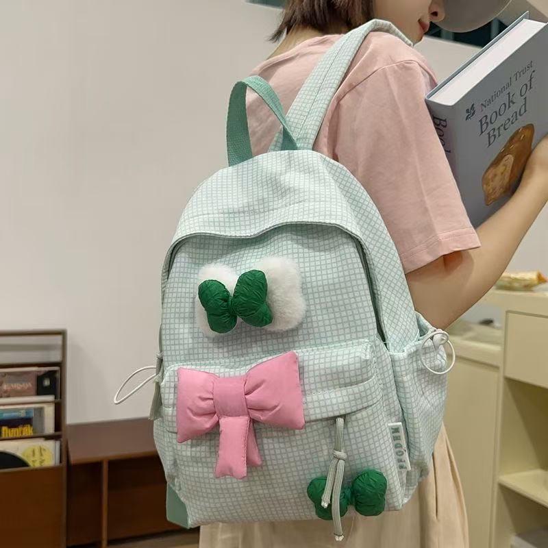 Cute Bowknot School Backpack