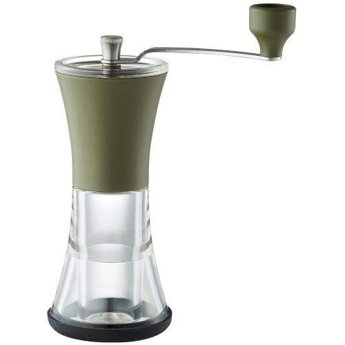 Kalita KKC-25AG Coffee Mill with Clear, Washable Ceramic Cutter, Adjustable Coarseness, Hand Grinder #42151. Perfect for beginners, this compact, port