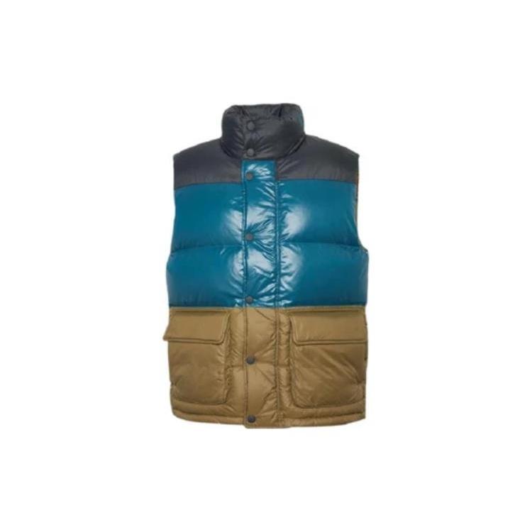 Converse Down Quilted Vest Asia Sizing Olive Metallic Green Men s 10017093-A01 M