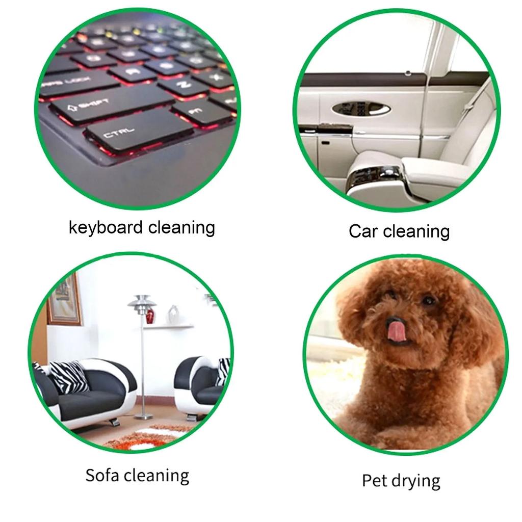 Electric Air Blower Rechargeable Duster Battery Powered Handheld Dust Blower for BL1830 BL1840 BL1850 BL1860 Interface