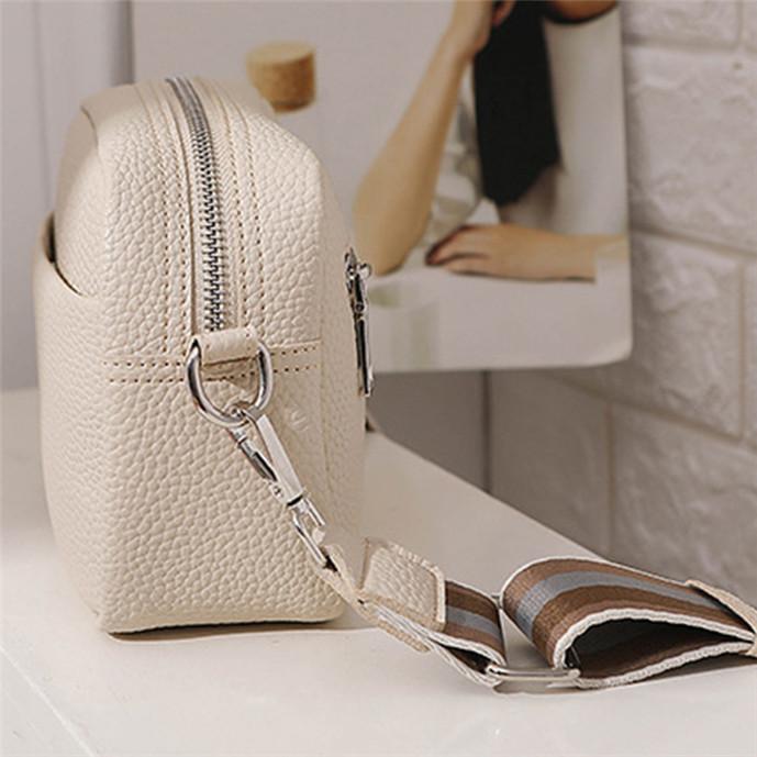 Wide Strap Women Crossbody Bags Ladies Handbags Square Bags Shoulder Sling Bags for Femele