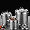 Mesh Strainer Basket Stainless Steel Tea Infuser Fine Ball with Extended Chain Hook