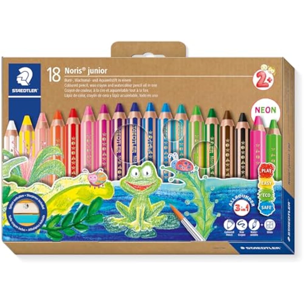 STAEDTLER (STAEDTLER) Colored Pencils Norris Junior 18 Color Watercolor Pencils 140 C18