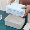 Disposable Mask Storage Box Dust-proof Cover Mask Box Wet Tissue Case with Lid Portable for Home Work Outdoor