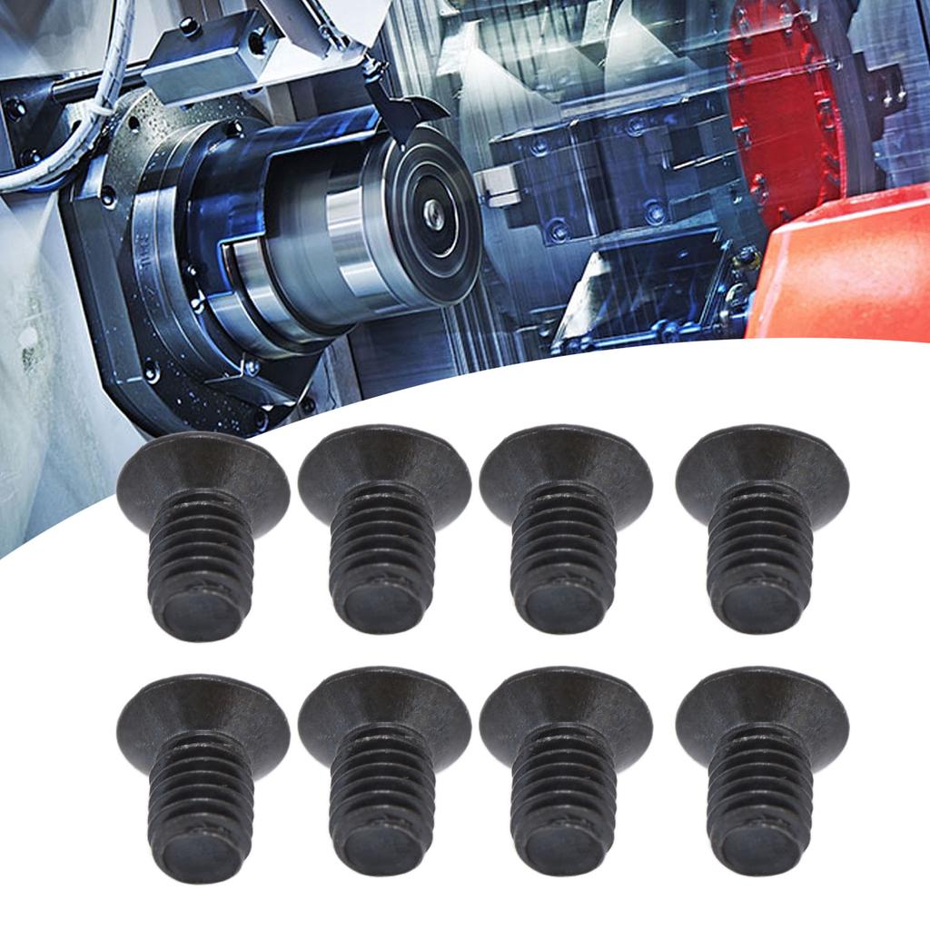 50Pcs Countersunk Cross Screws DIN 965 Black Galvanized Machine Screw Assortment KitM3x5