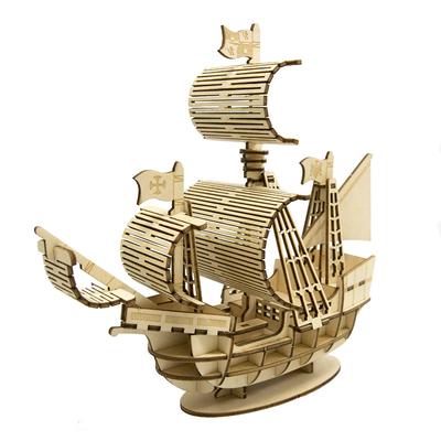 Plachetnica 3D drevené puzzle a DIY sada na výrobu pre deti aj dospelých vzdelávacia hračka pre chlapcov a dievčatá skvelá dekorácia interiéru a darček
