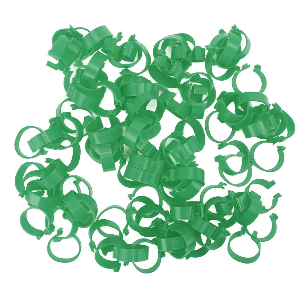 100 Pcs Poultry Feet Ring Open Type Buckle Breeding Chicken Duck Goose Foot Ring Chicken Accessory