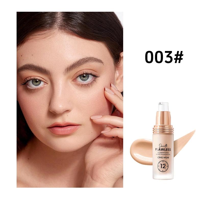 

Foundation Liquid Concealer Lasting No Makeup Matte Moisturizing Brightening Foundation Cream Moisturizing 3#