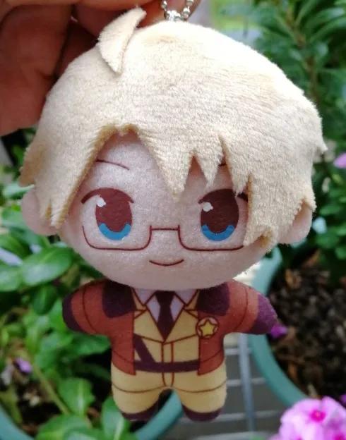 10CM Achsenmächte Welten Sterne Plüschtier Schlüsselanhänger Hetalia Arthur Kirkland Alfred F Jones Wang Yao Schlüsselanhänger Cosplay Requisiten Geschenk