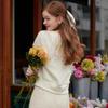 Elegant Sequin Knit Cardigan Shawl