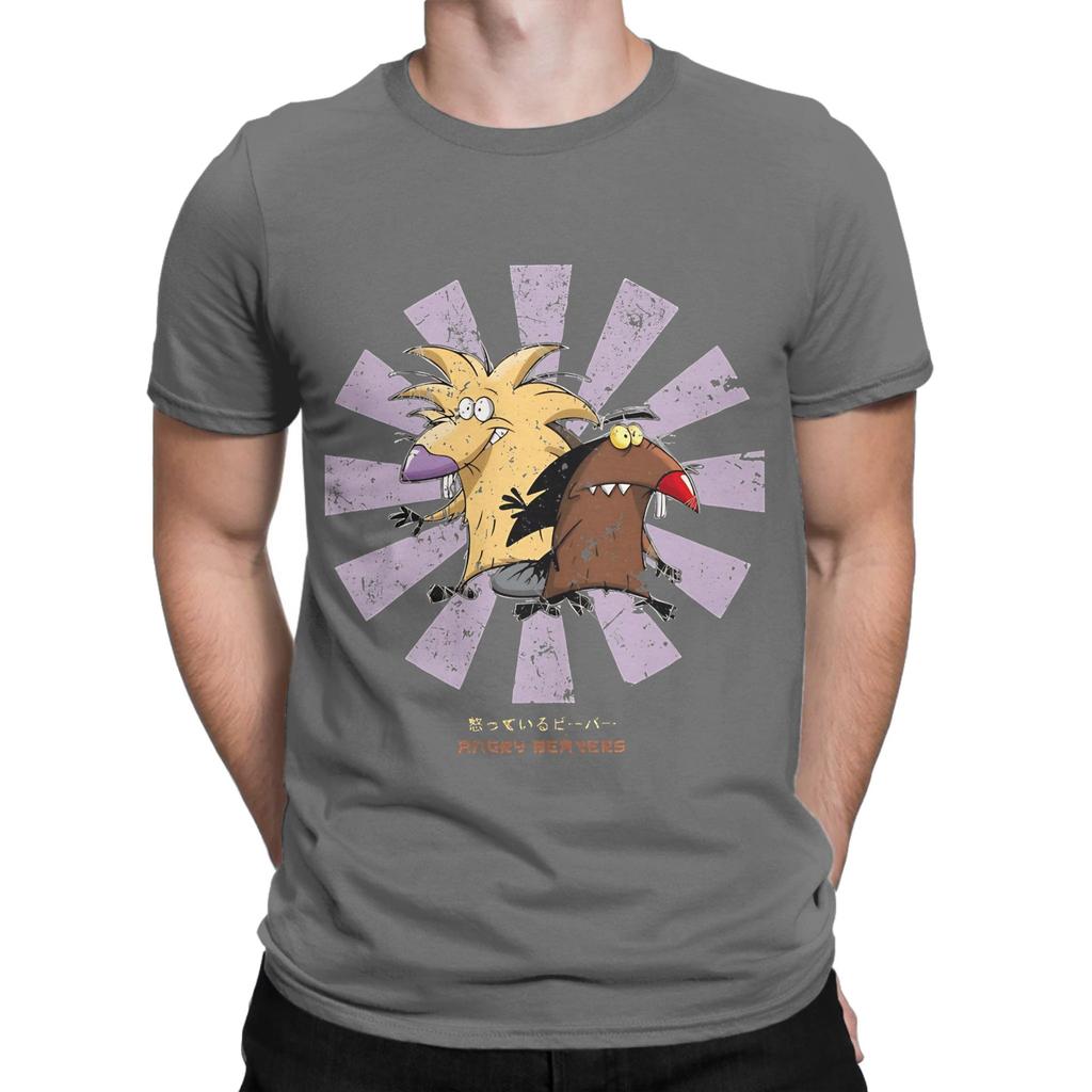 Angry Beavers Purple Burst Poster Design Today Graphic Novelty Graphic 100 Cotton TShirt The Angry Beavers Tees Tops For Unisex