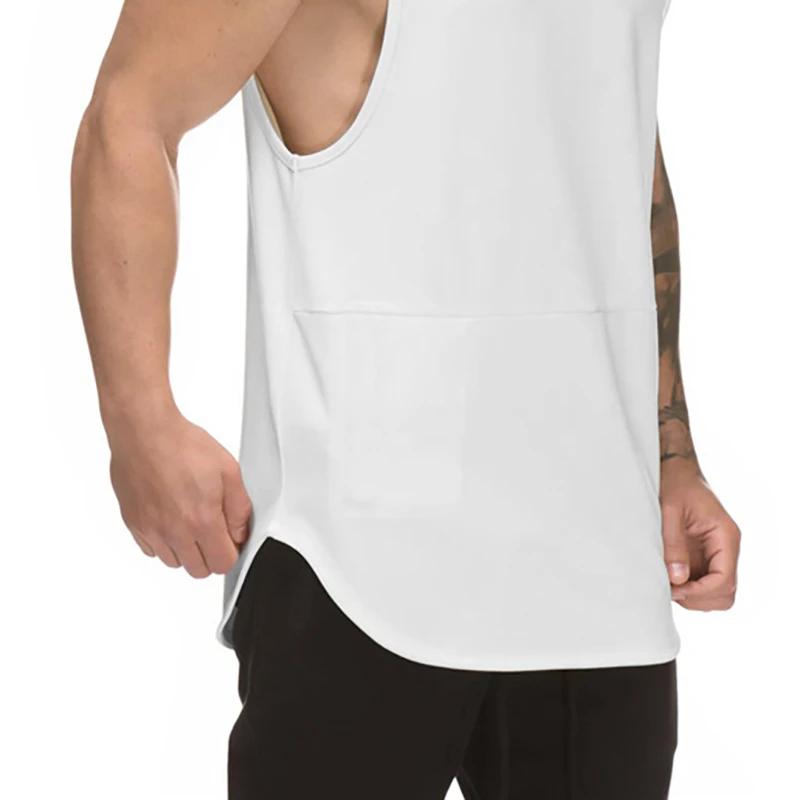Muscleguys Running Vests Men Space Astronaut Funny Print Bodybuilding Tank Tops Mesh Quick Dry Gym Fitness Sports Workout Sleeveless Shirt