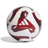 Adidas Polyurethane Tiro League Thermally Bonded Footballs, White/Team Colleg Burgundy/Team Collegiate Red - Size 5
